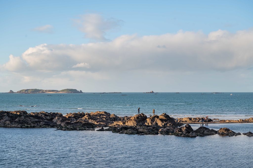 vue sur la mer en bretagne