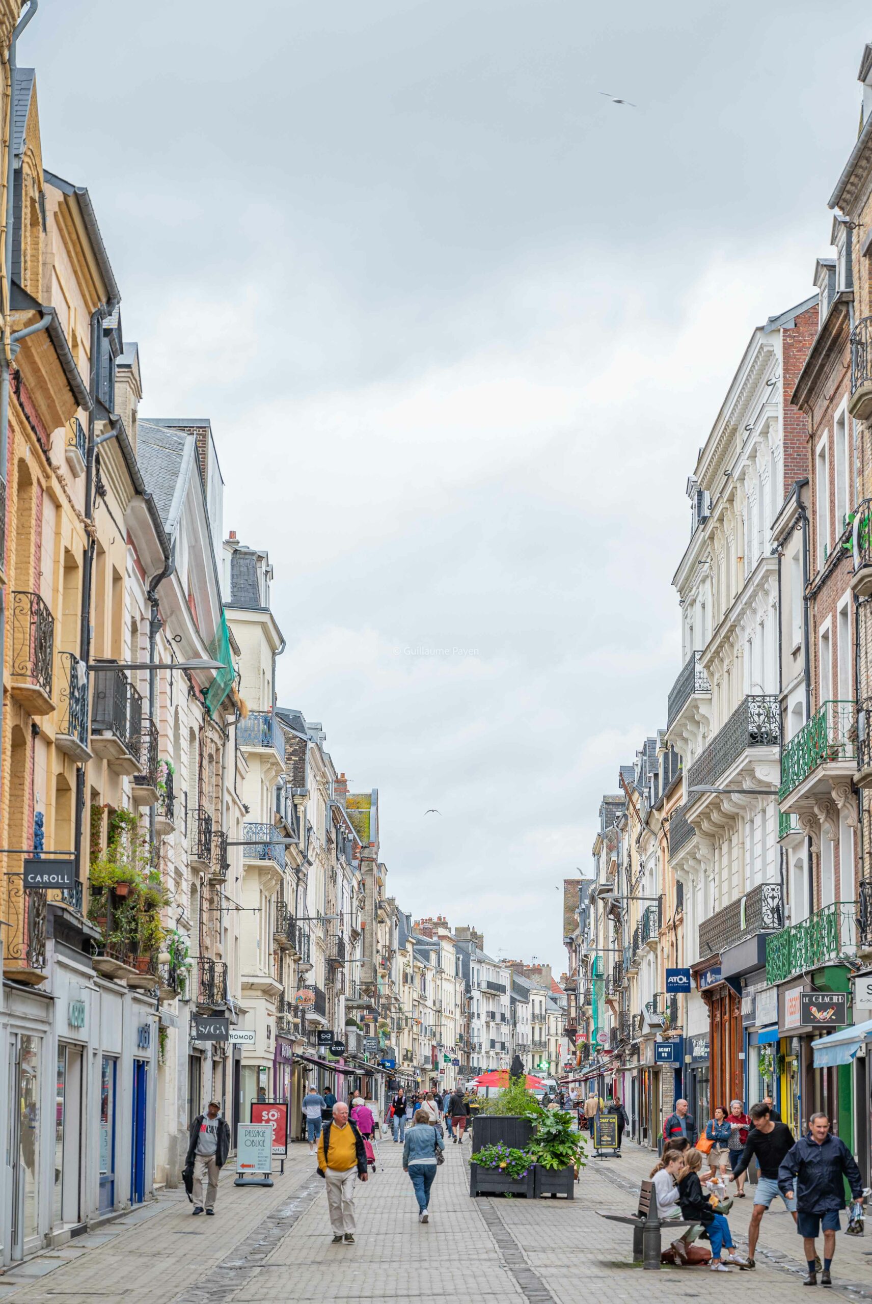 Rue du centre ville de dieppe 