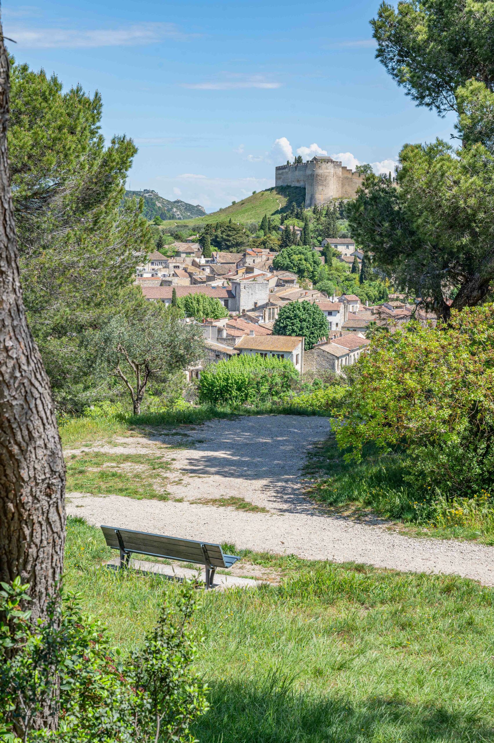 La colline des Mourgues à Villeneuve les Avignon La colline des Mourgues à Villeneuve les Avignon