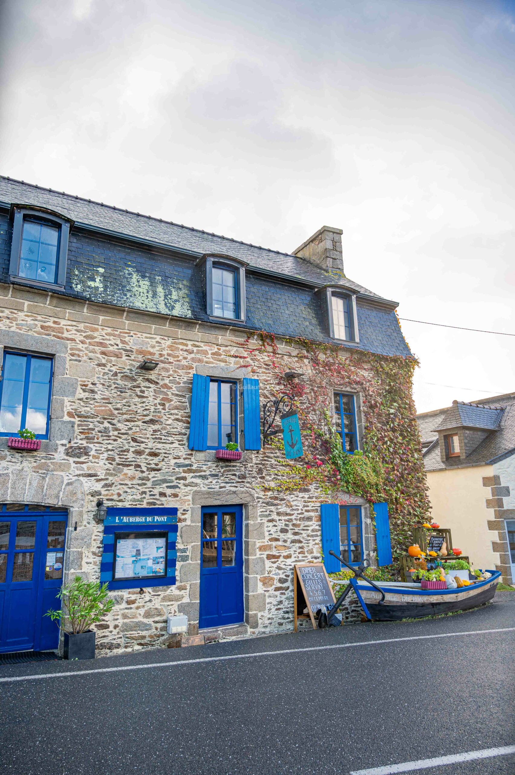 Vue sur L’Aber Wrac’h, entre Landéda et Lilia dans les Abers