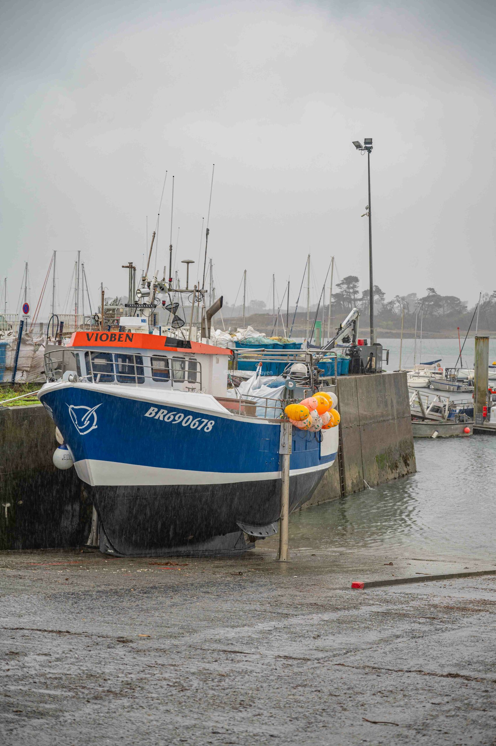 Le Port Aber Wrac'h dans les Abers, Finistère, Bretagne