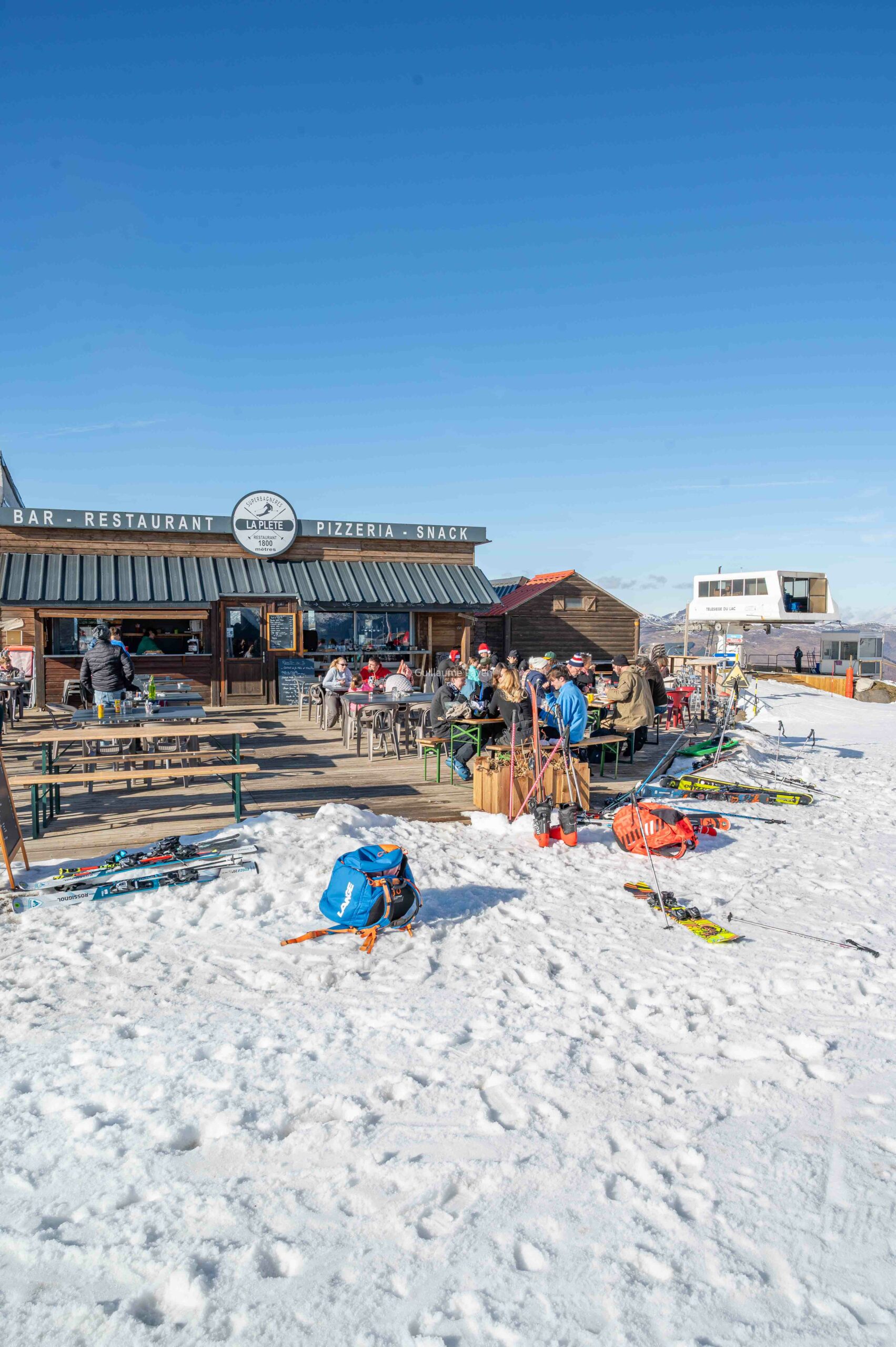 La plete restaurant sur la station Superbagnères à Luchon - Guillaume Payen