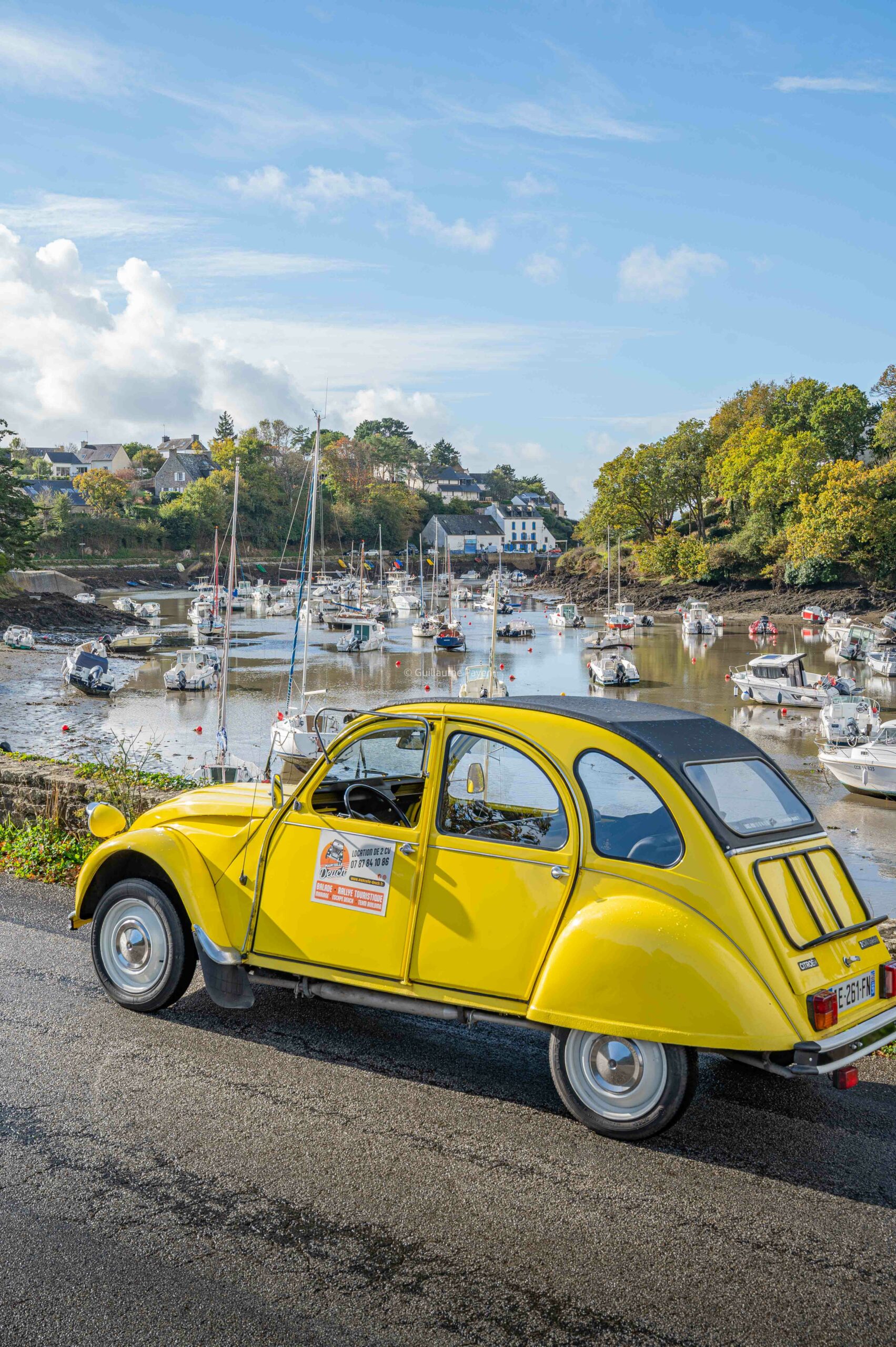 Balade en 2CV à Doëlan avec Mam’zelle Deuch dans les Rias Finistère
