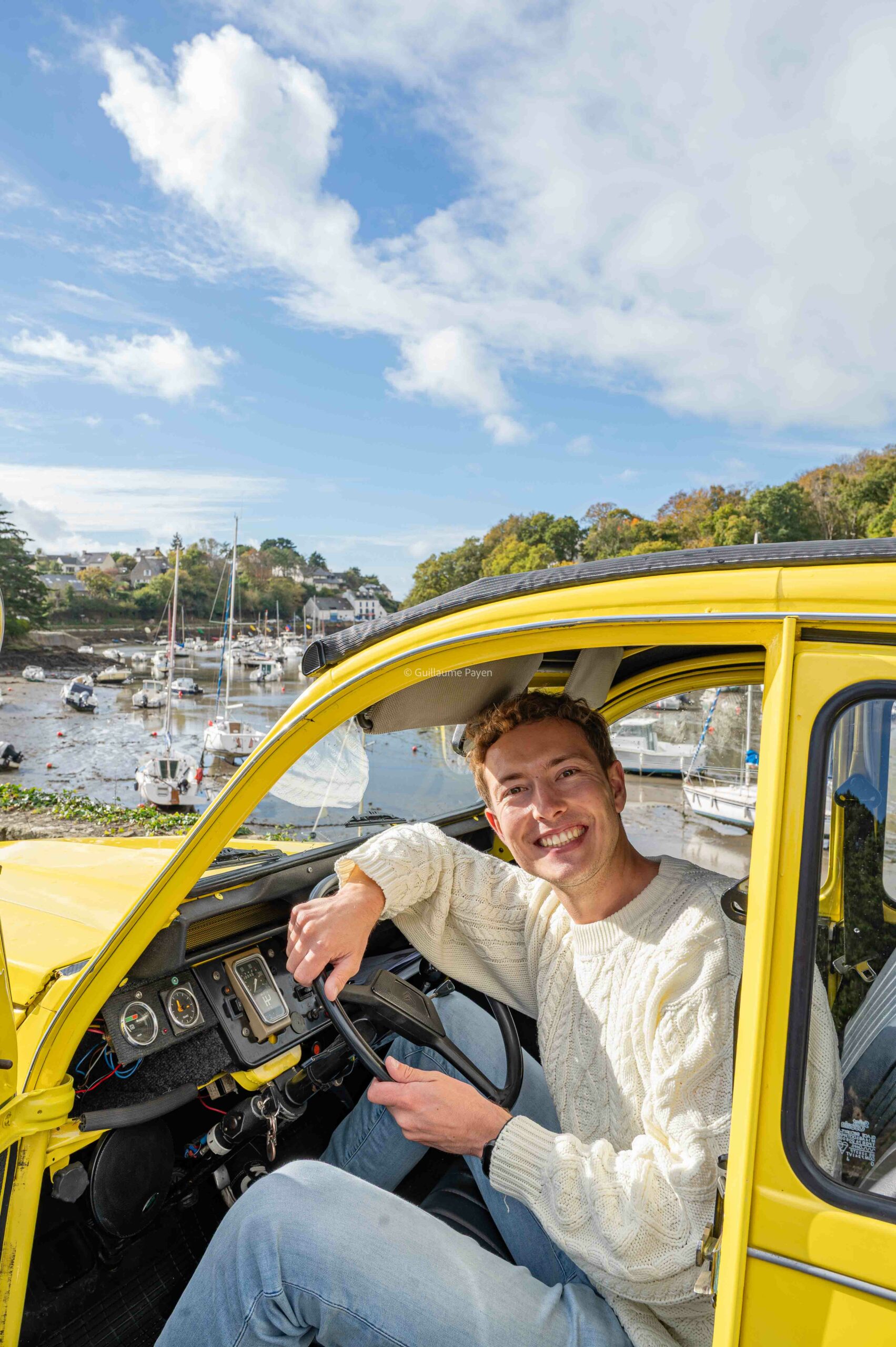 Balade en 2CV à Doëlan avec Mam’zelle Deuch dans les Rias Finistère
