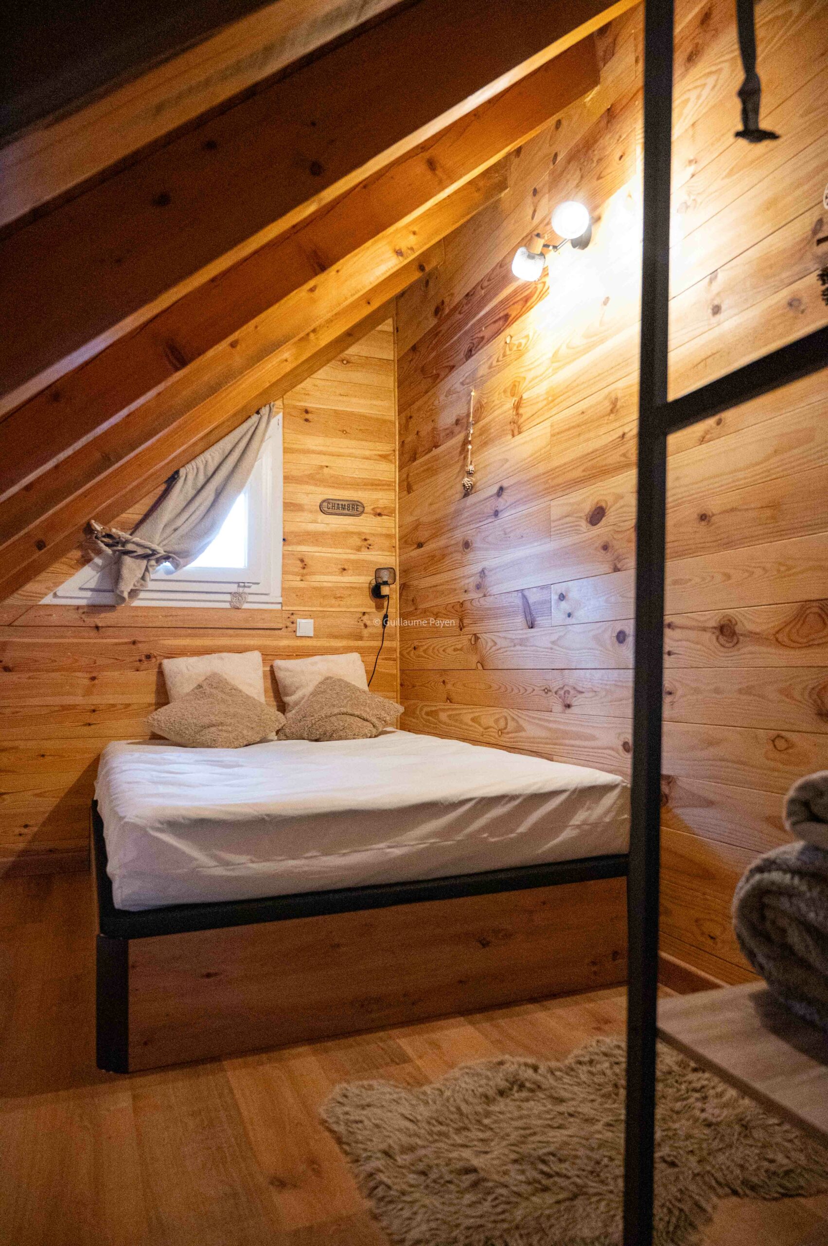 Vue de l'intérieur d'un appartement Dormir dans la station de Guzet