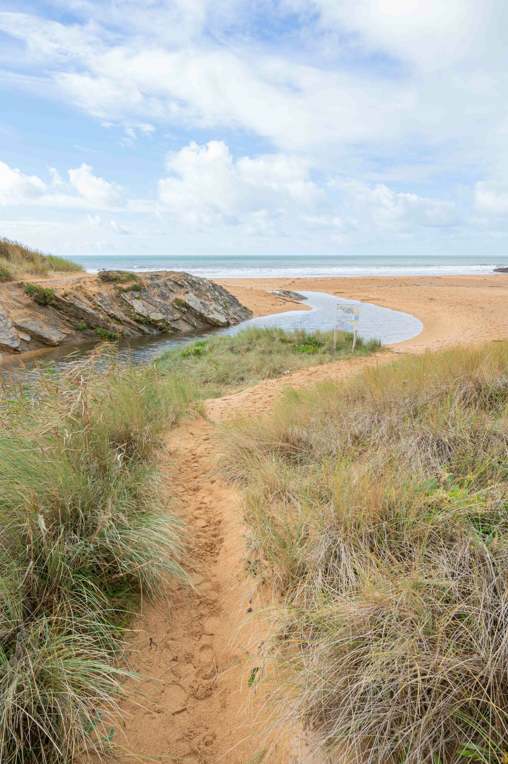 La plage de Bellangenet dans les Rias Finistère